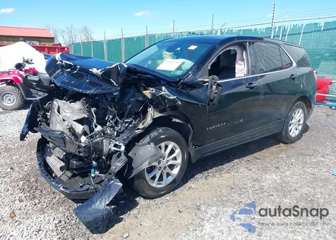 2020 Chevrolet Equinox Fwd Lt 1.5L Turbo из США, поврежденный, VIN 2GNAXKEV7L6143336